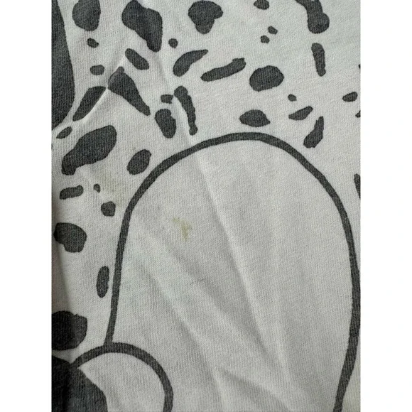 Vintage 90s Disney‎ All-Over Print Mickey Mouse T-Shirt White Mens Size M/L - Picture 9 of 13